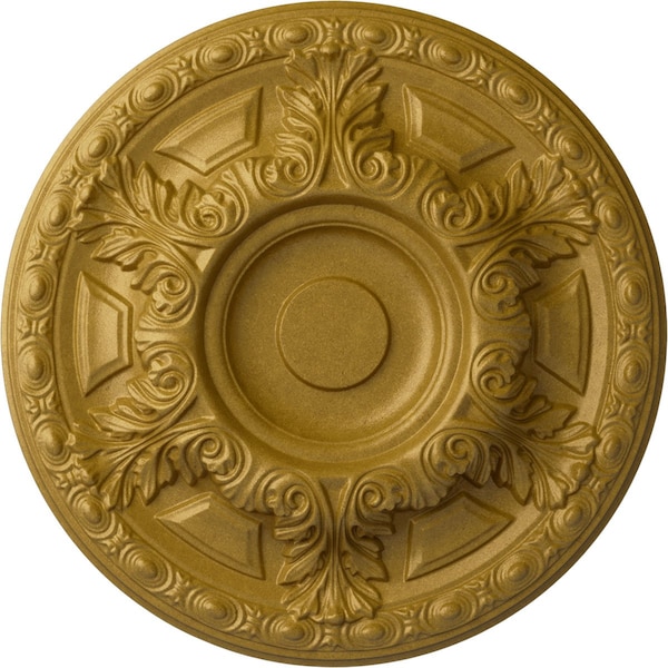 Ekena Millwork Granada Ceiling Medallion (Fits Canopies up to 7 1/8"), 23 1/2"OD x 2 3/4"P, Pharaohs Gold CM24GAPGS - main